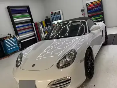 Usata Porsche Boxster 256 CV (188 kW) 2010 Bianco Cabrio