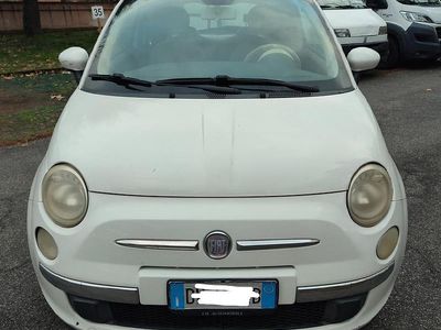 Usata Fiat 500 Lounge 69 CV (50 kW) 2009 Bianco Cabrio