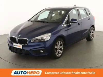 Usata BMW 220 Active Tourer Advantage 190 CV (139 kW) 2017 Blu/azzurro Monovolume