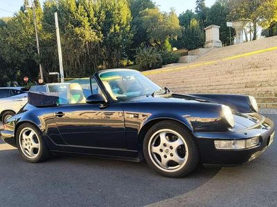 Usata Porsche 911 Carrera 4 250 CV (183 kW) 1990 Blu/azzurro Cabrio