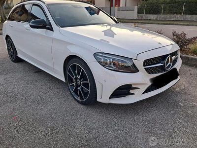 Usata Mercedes C220 Premium 194 CV (142 kW) 2019 Bianco Station wagon