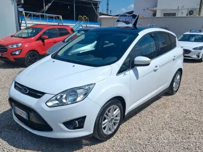 Usata Ford C-MAX Titanium 115 CV (84 kW) 2015 Bianco Monovolume