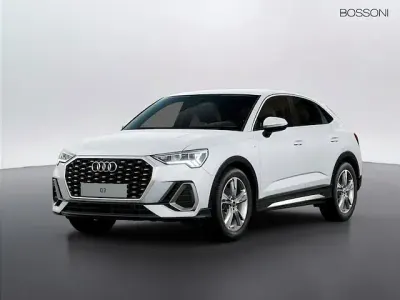 Usata Audi Q3 Sportback S-Line 150 CV (110 kW) 2024 Bianco ghiaccio metallizzato SUV