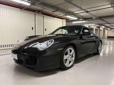 Usata Porsche 996 320 CV (235 kW) 2005 Basaltschwarz metallic Cabrio