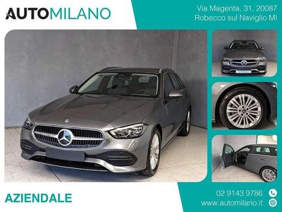 Usata Mercedes C200 Advanced 170 CV (125 kW) 2024 Grigio Station wagon