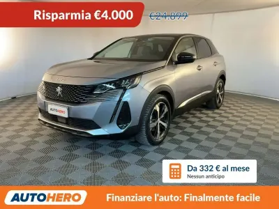 Käytetty Peugeot 3008 Allure 131 HP (96 kW) 2022 Harmaa Katumaasturi