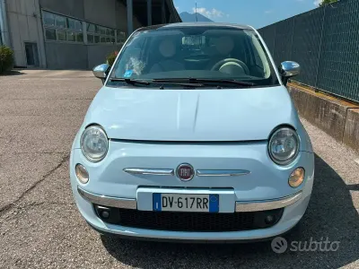 Usata Fiat 500 69 CV (50 kW) 2009 Bluazzurro Cabrio