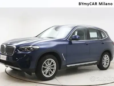 Usata BMW X3 Efficient Dynamics 190 CV (139 kW) 2022 Blu SUV