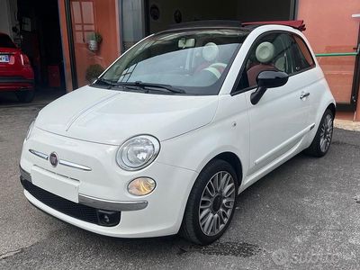 Usata Fiat 500C Lounge 70 CV (51 kW) 2015 Bianco Cabrio