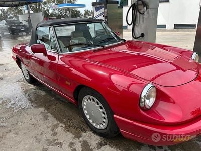Usata Alfa Romeo Spider 1991 Rosso Cabrio