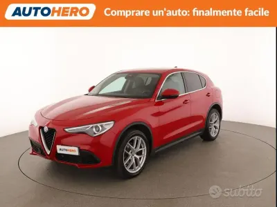 Brugt Alfa Romeo Stelvio 280 HK (205 kW) 2017 Rød SUV