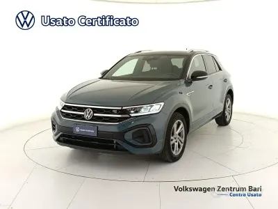 Usata VW T-Roc R-line 110 CV (80 kW) 2023 Blu SUV