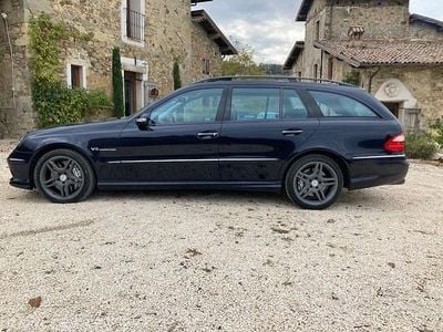 Usata Mercedes E55 AMG 476 CV (350 kW) 2003 Blu Station wagon