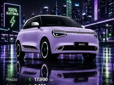Nuova DongFeng Box 69 kW (95 CV) 2026 Bianco Utilitaria
