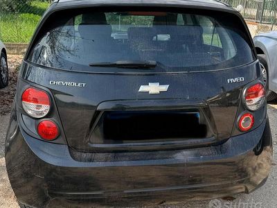 Usata Chevrolet Aveo 2012 Nero Utilitaria