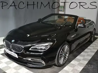 Usata BMW 640 Cabriolet Luxury Line 313 CV (230 kW) 2015 Nero Cabrio