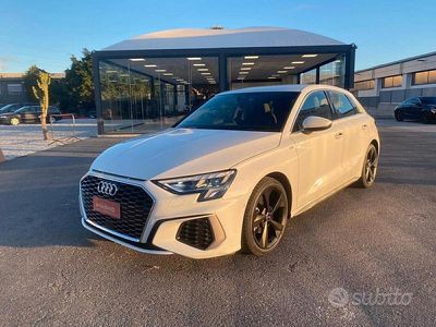 Usata Audi A3 S-Line 150 CV (110 kW) 2022 Bianco Berlina
