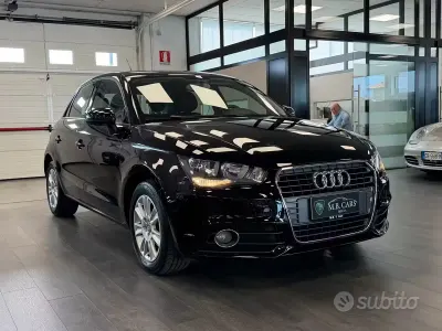 Usata Audi A1 Ambition 86 CV (63 kW) 2015 Nero Utilitaria