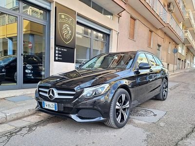Usata Mercedes C200 136 CV (100 kW) 2016 Nero Station wagon