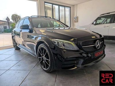 Usata Mercedes C220 Premium 194 CV (142 kW) 2020 Nero Station wagon