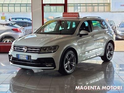 Usata VW Tiguan R-line BlueMotion 131 CV (96 kW) 2020 Bianco pastello SUV