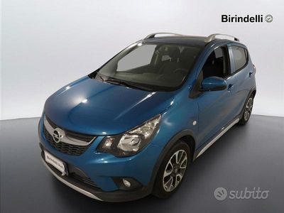 Usata Opel Karl Rocks 73 CV (53 kW) 2019 Celeste metallizzato Utilitaria