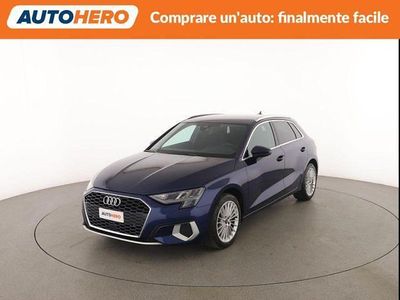 Usata Audi A3 Advanced 110 CV (80 kW) 2023 Blu Berlina