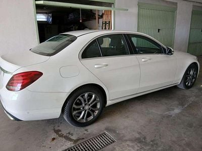 Usata Mercedes C200 136 CV (100 kW) 2015 Bianco Berlina