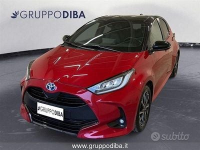 Usata Toyota Yaris Hybrid Style 116 CV (85 kW) 2022 Rosso Berlina