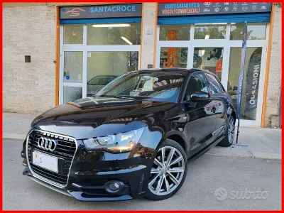 Usata Audi A1 S-Line 90 CV (66 kW) 2014 Nero Utilitaria