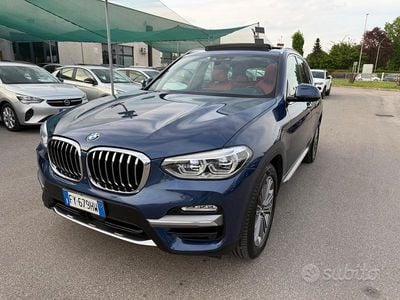 Usata BMW X3 Luxury Line 265 CV (194 kW) 2019 Blu SUV