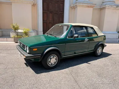 Usata VW Golf Cabriolet 50 CV (36 kW) 1985 Verde Cabrio