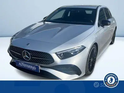 Usata Mercedes A180 Advanced 116 CV (85 kW) 2024 Argento metallizzato Berlina