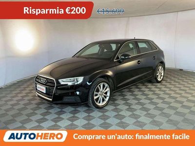 Usata Audi A3 110 CV (80 kW) 2017 Nero Berlina