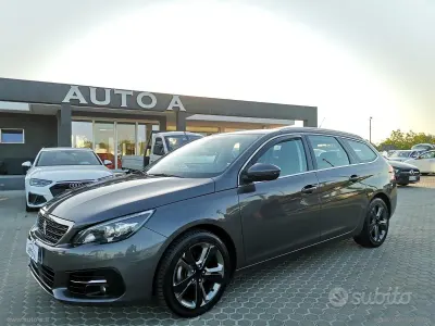 Usata Peugeot 308 Allure 131 CV (96 kW) 2019 Grigio Station wagon
