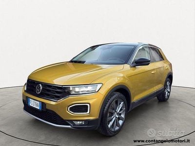 Usata VW T-Roc Advance 150 CV (110 kW) 2018 Giallo SUV