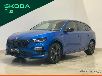Usata Skoda Scala Monte Carlo 116 CV (85 kW) 2024 Blu race metallizzato Utilitaria