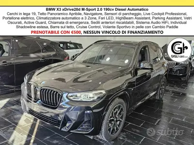 Usata BMW X3 M Sport 190 CV (139 kW) 2024 Nero SUV