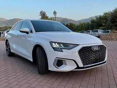 Usata Audi A3 Advanced 150 CV (110 kW) 2022 Bianco Berlina