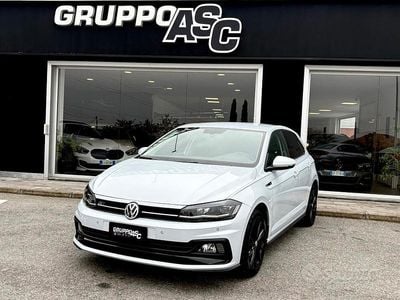 Usata VW Polo R-line 95 CV (69 kW) 2018 Bianco Utilitaria