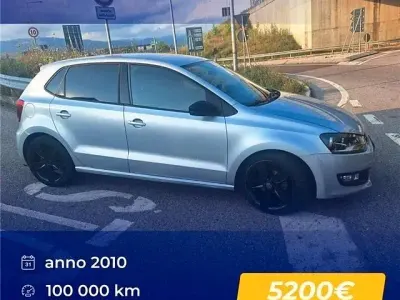 Usata VW Polo Highline 105 CV (77 kW) 2010 Argento Utilitaria