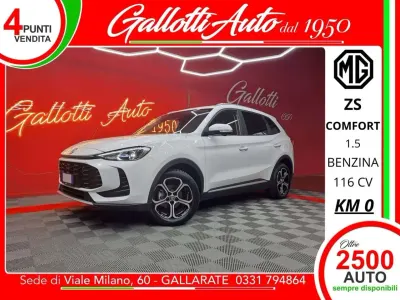 Nuova MG ZS Comfort 116 CV (85 kW) 2026 Dover white SUV