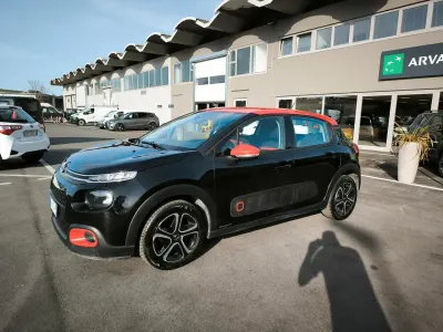 Usata Citroën C3 PureTech 82 CV (60 kW) 2017 Nero Berlina