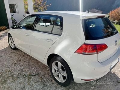 Usata VW Golf VII 110 CV (80 kW) 2014 Bianco Berlina