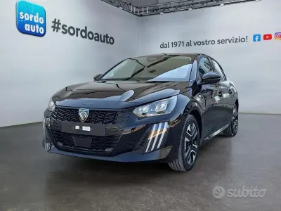 Nuova Peugeot 208 Allure Turbo 101 CV (74 kW) 2026 Nero Utilitaria