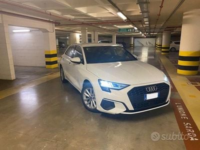 Usata Audi A3 150 CV (110 kW) 2020 Bianco Berlina