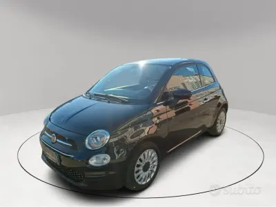 Brugt Fiat 500 Lounge 95 HK (69 kW) 2018 Sort Sedan