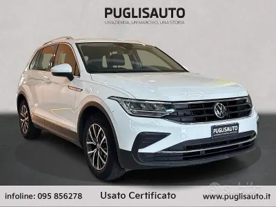 Usata VW Tiguan Life 122 CV (89 kW) 2021 Bianco SUV