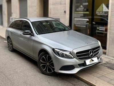 Usata Mercedes C200 136 CV (100 kW) 2015 Grigio Station wagon