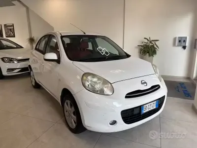 Usata Nissan Micra Tekna 80 CV (58 kW) 2014 Bianco Utilitaria